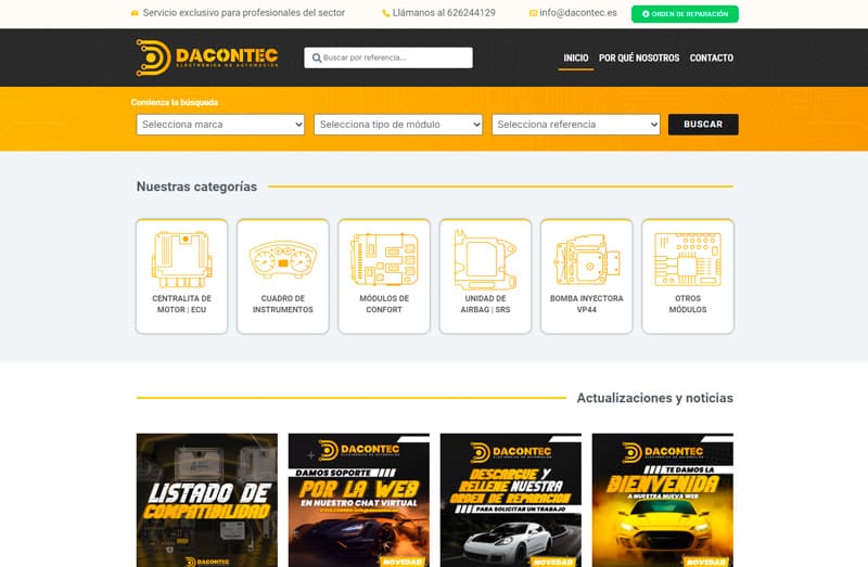 desarrollo web a medida