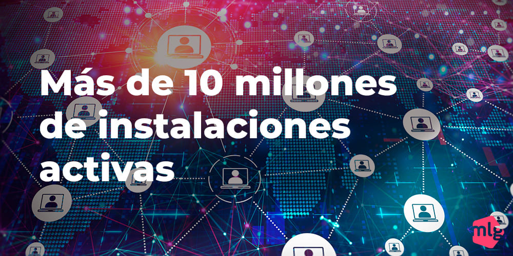 10 millones de instalaciones activas