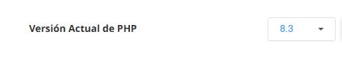 version de php version de php actual