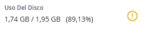 usodeldisco ver el uso del disco y liberar espacio en mi hosting